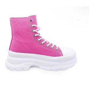 Barness Women's Size 7 Belle High-Top Sneaker in Hot‎ Pink NWB